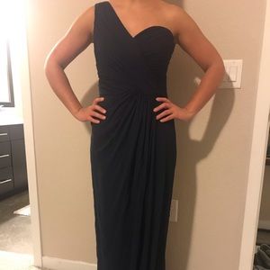 Midnight blue bridesmaids dress. Worn only once!